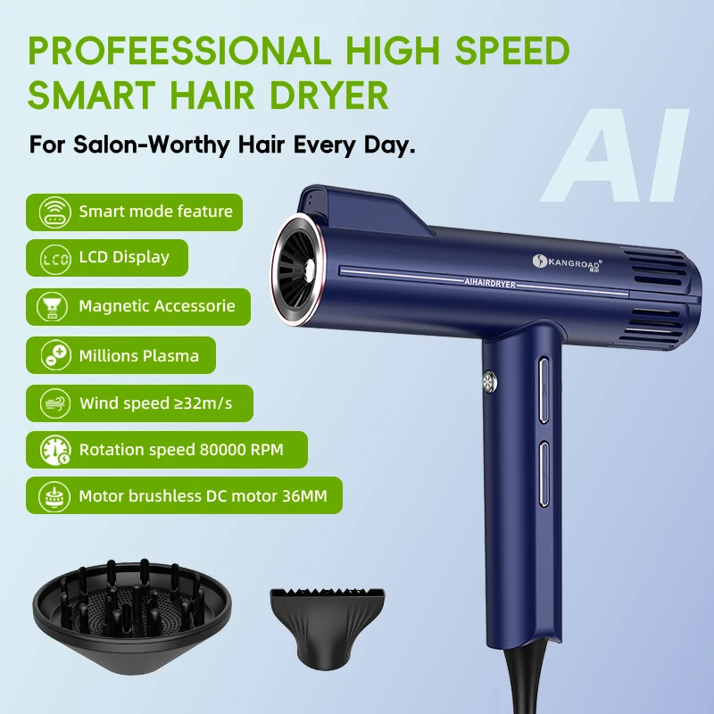 F10 Pro Series 110000 RPM high-speed BLDC hair dryer